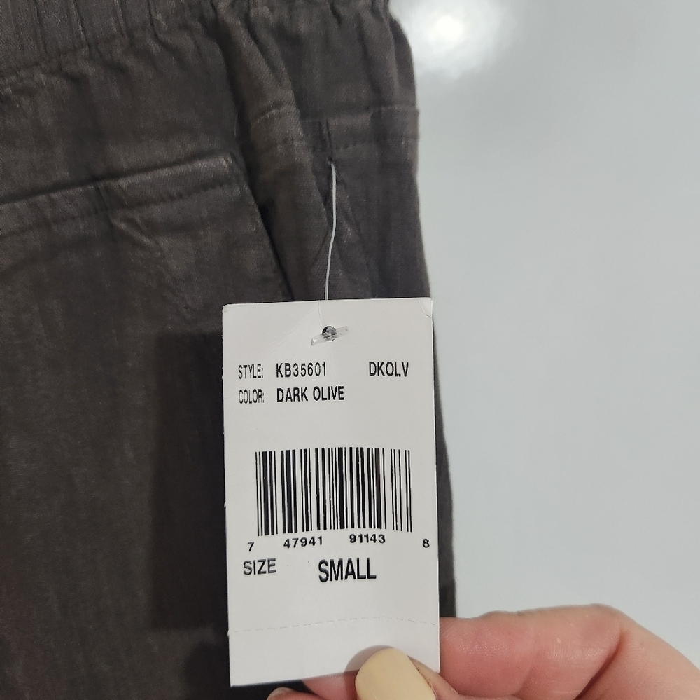 Kut from the Kloth Womens Dark Olive Pants, Size Small - Picture 3 of 10